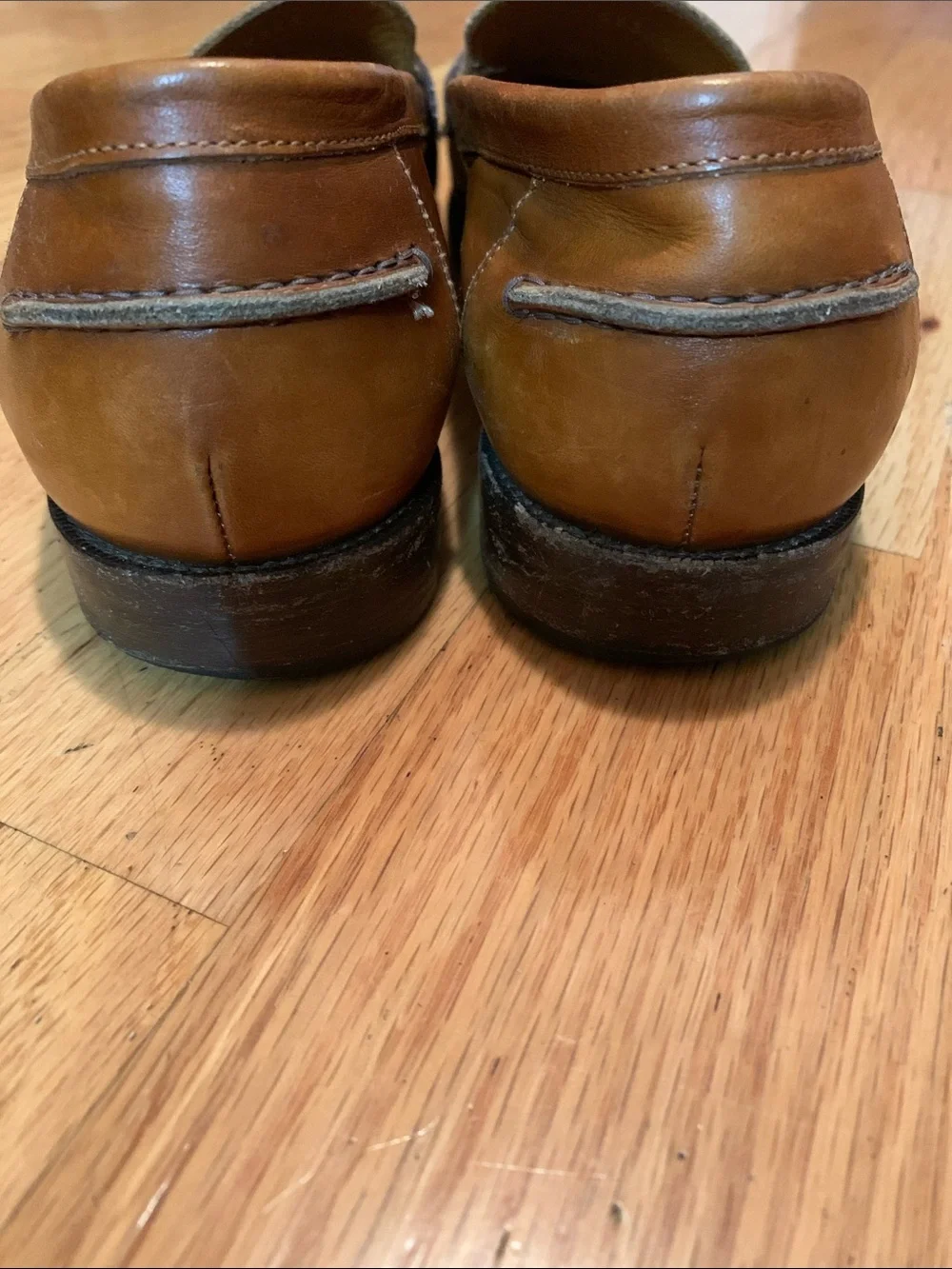 Ralph Lauren Men’s Purple Label Chalmers Burnished Calfskin Penny Loafer